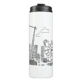 Bovengrondse kraanexploitant thermosbeker (Voorkant)