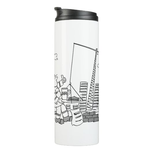 Bovengrondse kraanexploitant thermosbeker (Geroteerd rechts)