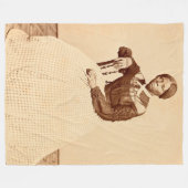 Bovengrondse spoorweg Harriet Tubman Fleece Deken (Voorkant (Horizontaal))