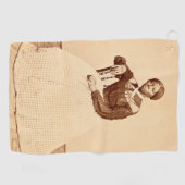 Bovengrondse spoorweg Harriet Tubman Golfhanddoek (Horizontaal)