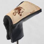 Bovengrondse spoorweg Harriet Tubman Golfheadcover (3/4 voorkant)