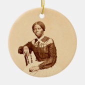 Bovengrondse spoorweg Harriet Tubman Keramisch Ornament (Voorkant)
