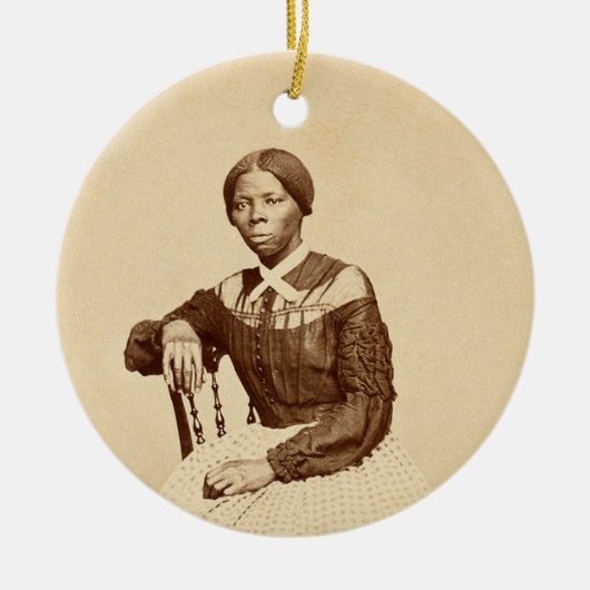 Bovengrondse spoorweg Harriet Tubman Keramisch Ornament (Voorkant)