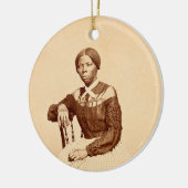 Bovengrondse spoorweg Harriet Tubman Keramisch Ornament (Links)