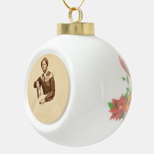 Bovengrondse spoorweg Harriet Tubman Keramische Bal Ornament