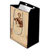 Bovengrondse spoorweg Harriet Tubman Medium Cadeauzakje (Voorkant Gekanteld)