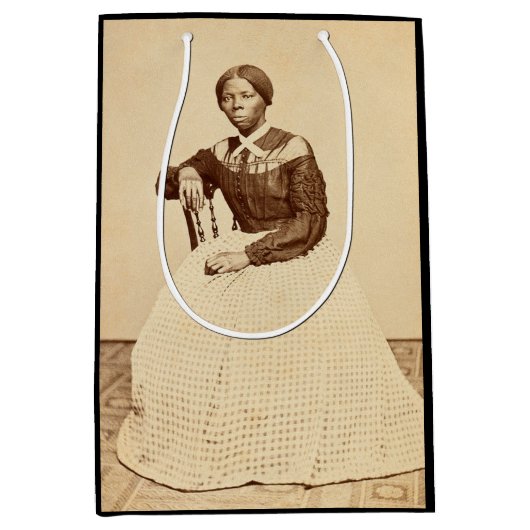 Bovengrondse spoorweg Harriet Tubman Medium Cadeauzakje (Voorkant)
