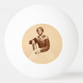 Bovengrondse spoorweg Harriet Tubman Pingpongbal (Achterkant)