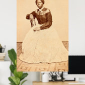 Bovengrondse spoorweg Harriet Tubman Poster (Thuiskantoor)