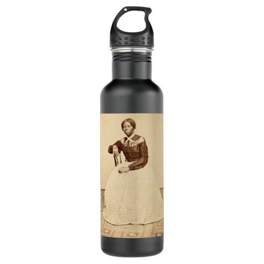 Bovengrondse spoorweg Harriet Tubman Waterfles (Voorkant)