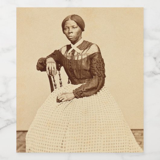 Bovengrondse spoorweg Harriet Tubman Wijn Etiket (Enkel label)