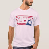 Bovenkant Amerikaanse vlag Vlag 1973 Abortion Righ T-shirt (Voorkant)