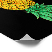 Bovenkant ananas naar beneden voor Shenanigans Fun Poster (Hoek)