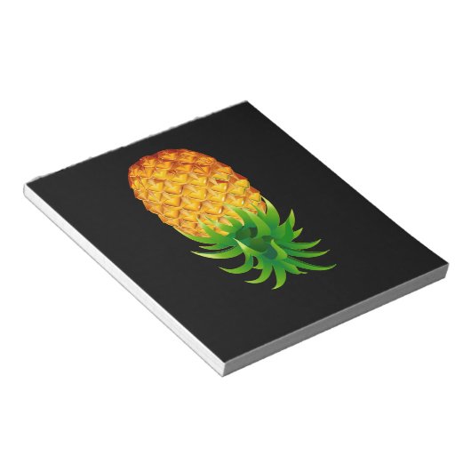 Bovenkant ananas notitieblok (Schuin)