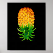 Bovenkant ananas poster (Voorkant)