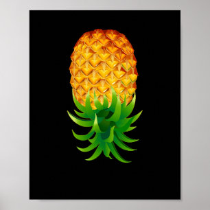 Bovenkant ananas poster