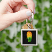 Bovenkant ananas sleutelhanger (Hand)