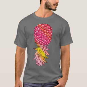 Bovenkant ananas — zomerfruitboom t-shirt