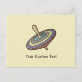 Bovenkant draaien briefkaart (Voorkant)