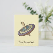 Bovenkant draaien briefkaart (Staand voorkant)