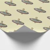 Bovenkant draaien cadeaupapier (Hoek)