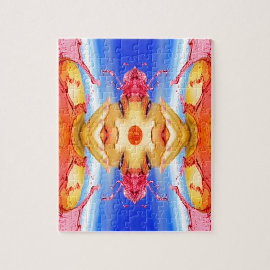 Bovenkant draaien legpuzzel (Verticaal)