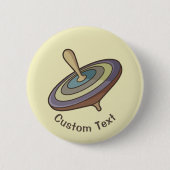 Bovenkant draaien ronde button 5,7 cm (Voorkant)