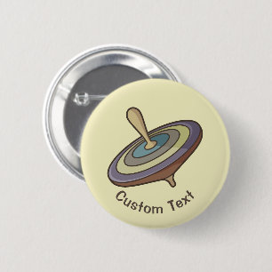 Bovenkant draaien ronde button 5,7 cm