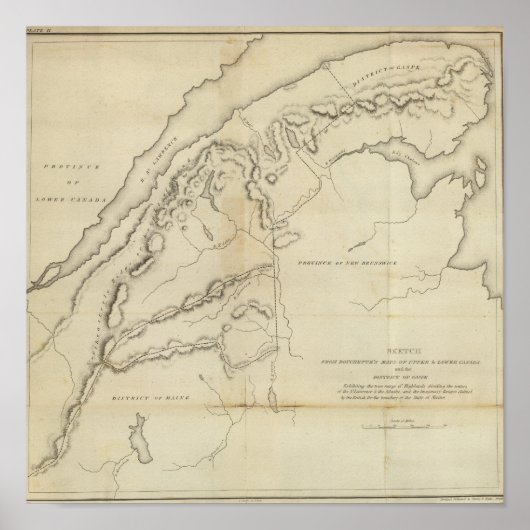 Bovenkant en Neder-Canada Poster (Voorkant)