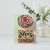 Bovenkant: Goudsnuffbox met diverse stenen Briefkaart (Staand voorkant)