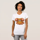 Bovenkant Teddy Bear Womens T-Shirt (Voorkant volledig)