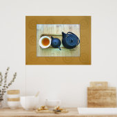 Bovenkant Uitzicht van foto's van foto's van stils Poster (Keuken)