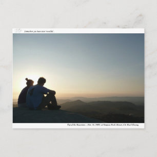 Bovenkant van de Berg... Briefkaart