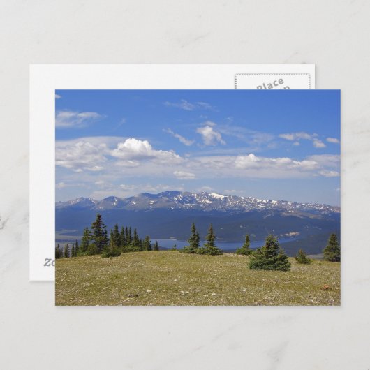 Bovenkant van de bergen Colorado Briefkaart (Voorkant / Achterkant)