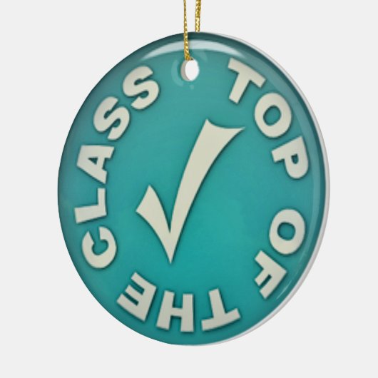 bovenkant van de klasse keramisch ornament (Links)