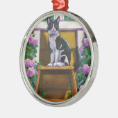 Bovenkant van de Ladder Metalen Ornament (Links)