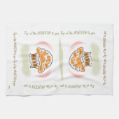 Bovenkant van de Muffin Kitchen Towel Theedoek (Horizontaal)