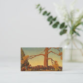 Bovenkant van de Ridge, 1933 door Maynard Dixon Visitekaartje (Staand voorkant)