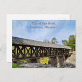 Bovenkant van de Rock Natuur Trail Briefkaart (Voorkant / Achterkant)