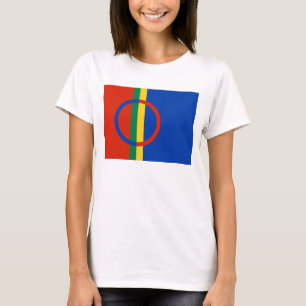 Bovenkant van de spaghetti-riem van de vlag van Sa T-shirt