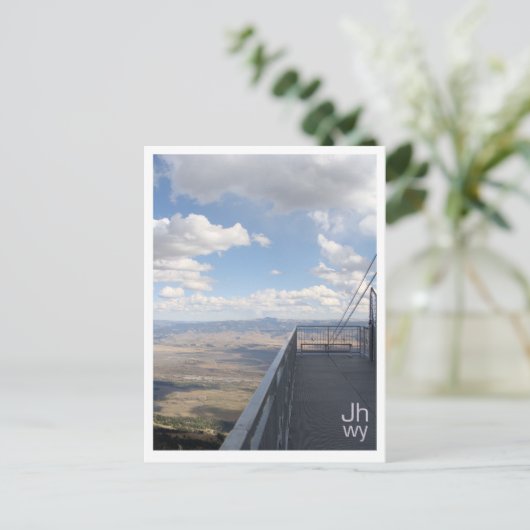 Bovenkant van de tram briefkaart (Staand voorkant)