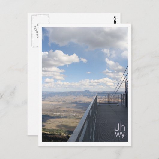 Bovenkant van de tram briefkaart (Voorkant / Achterkant)