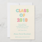 bovenkant van de uitnodiging van het klassenafstud (Voorkant)