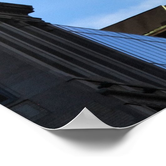 Bovenkant van het Chrysler-gebouw, Bare Trees Poster (Hoek)