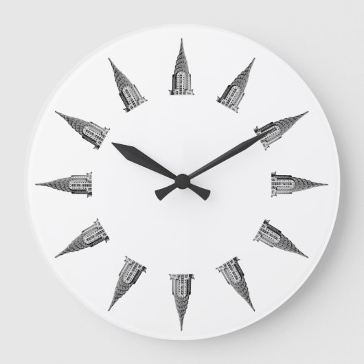 Bovenkant van het Chrysler-gebouw Grote Klok (Voorkant)