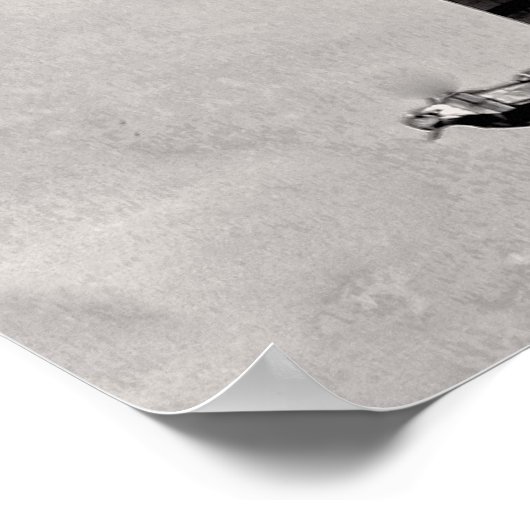 Bovenkant van het Chrysler-gebouw NYC - B&W Poster (Hoek)