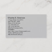 Bovenkant van het Chrysler-gebouw NYC - B&W Visitekaartje (Achterkant)