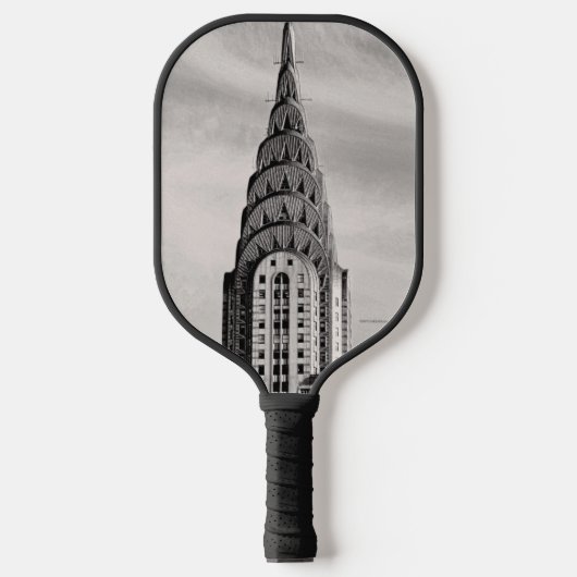 Bovenkant van het Chrysler-gebouw NYC Pickleball Paddle (Voorkant)