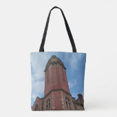Bovenkant van het gebouw tote bag (Achterkant)