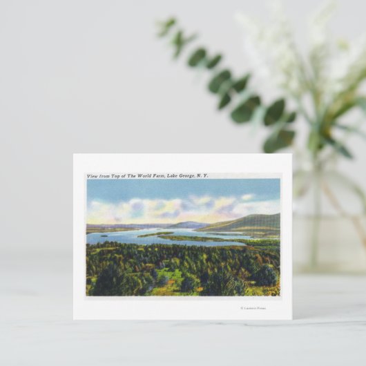 Bovenkant van het Uitzicht van het Boerderij van d Briefkaart (Staand voorkant)